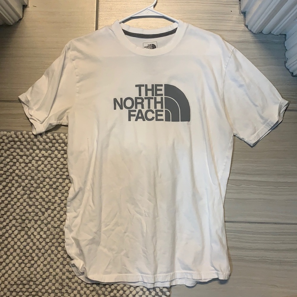 White north face t shirt